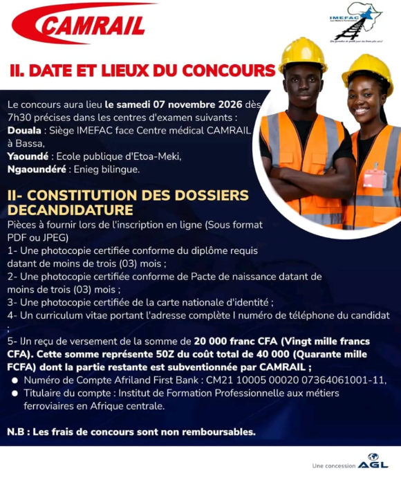 Concours CAMRAIL 1