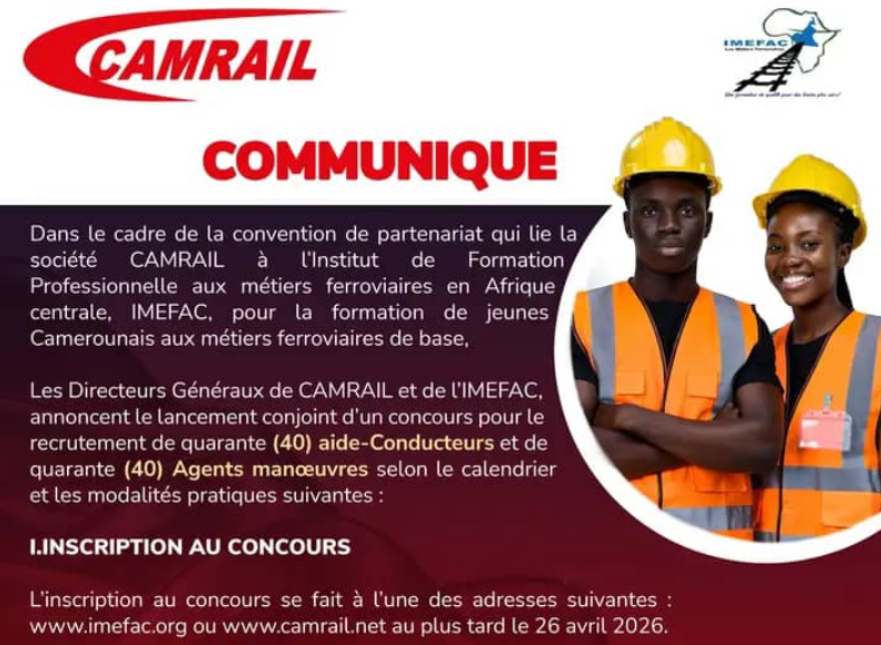 Concours CAMRAIL-IMEFAC